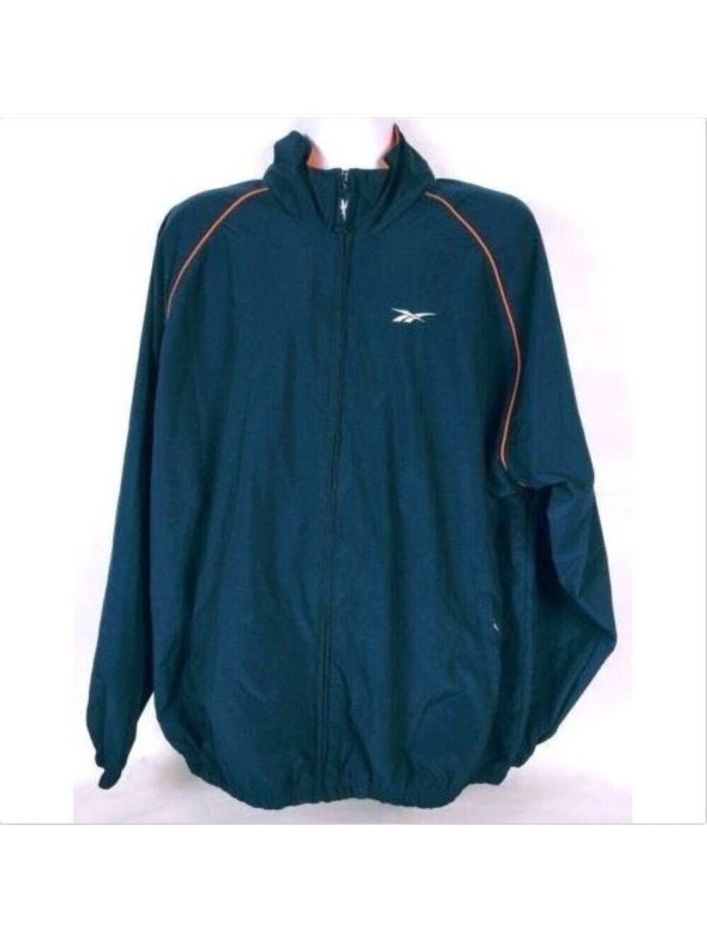 Reebok Men's Windbreaker XL Zip Up Vintage 90s